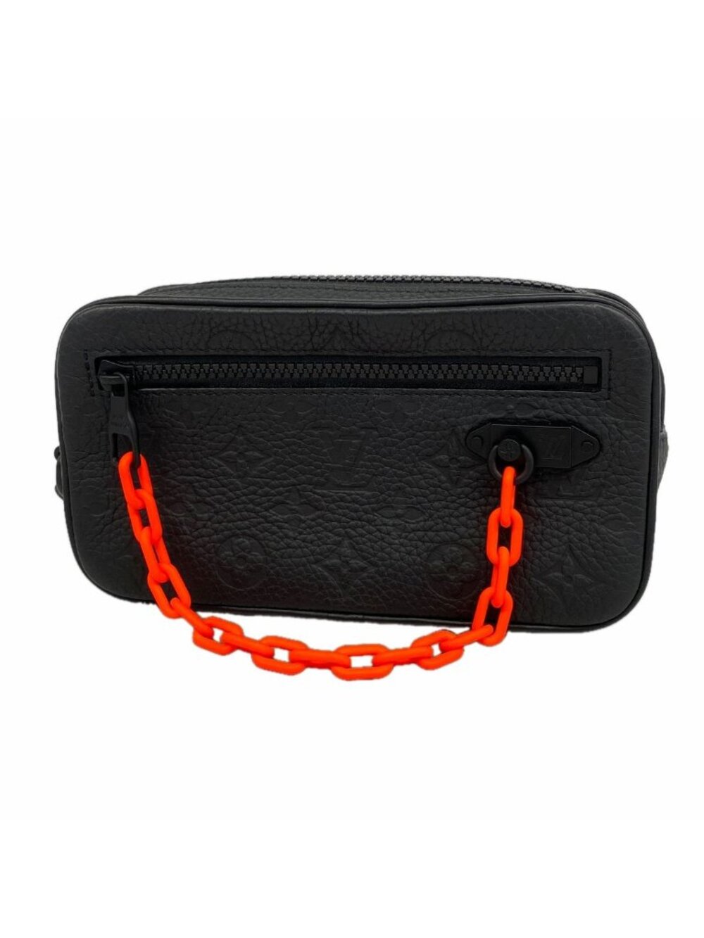 Louis Vuitton Clutch Monogram Taurillon Pochette Volga Noir